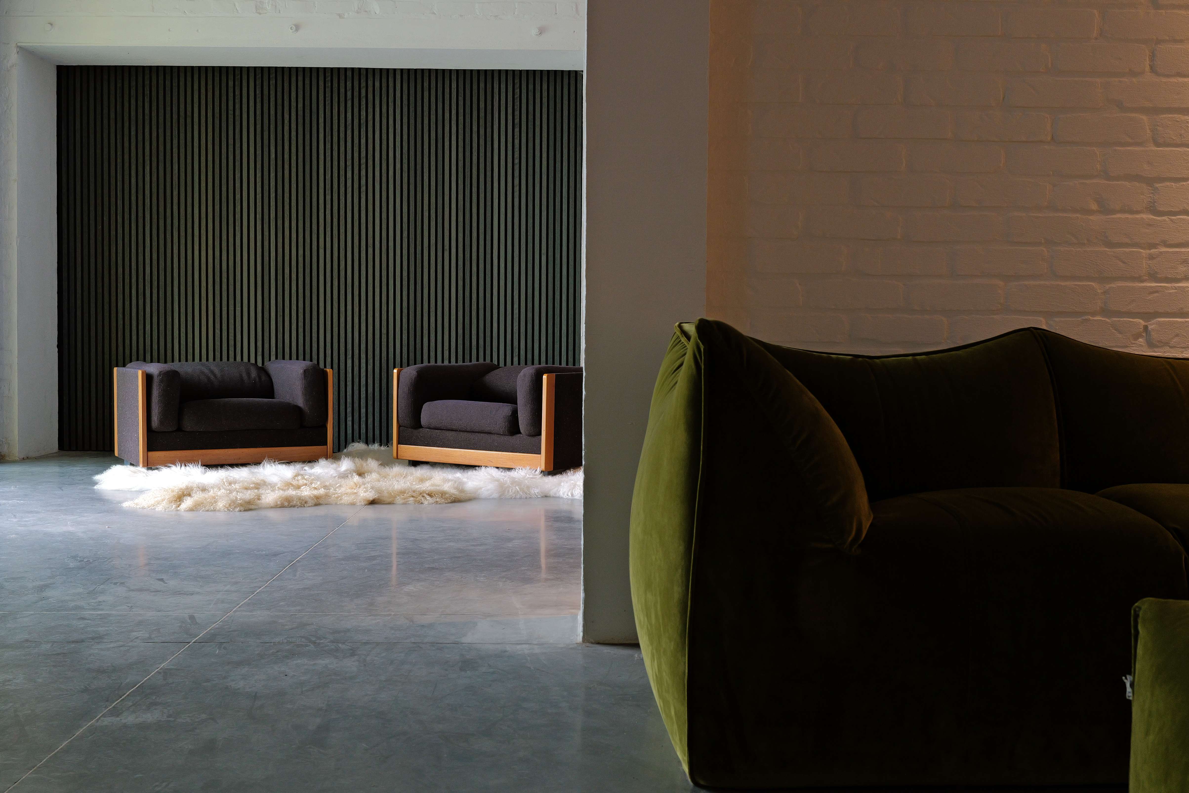 Afra & Tobia Scarpa clubs '920' for Cassina, 1970's