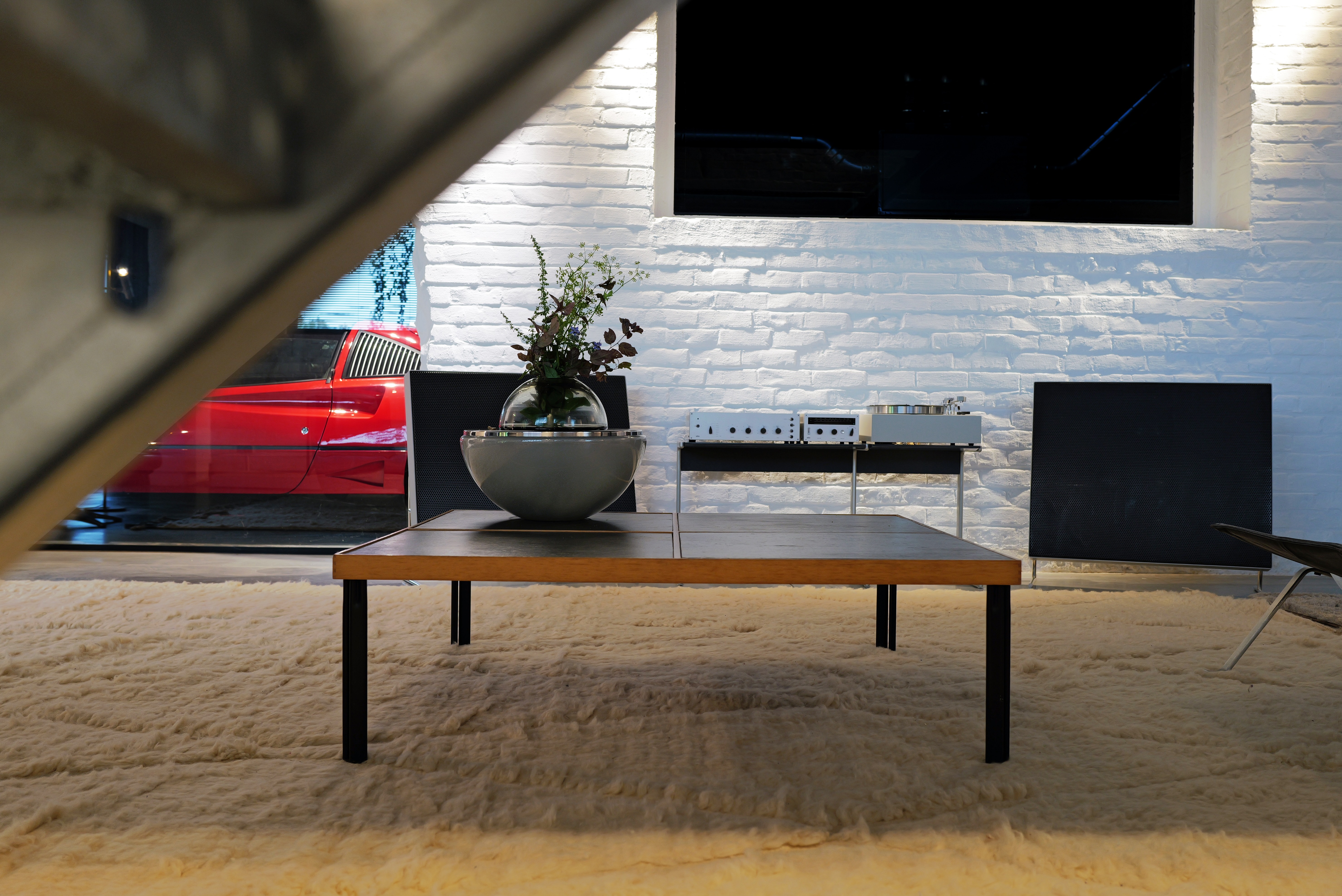 Naviglio coffee table van Piero de Martini voor Cassina, 1980