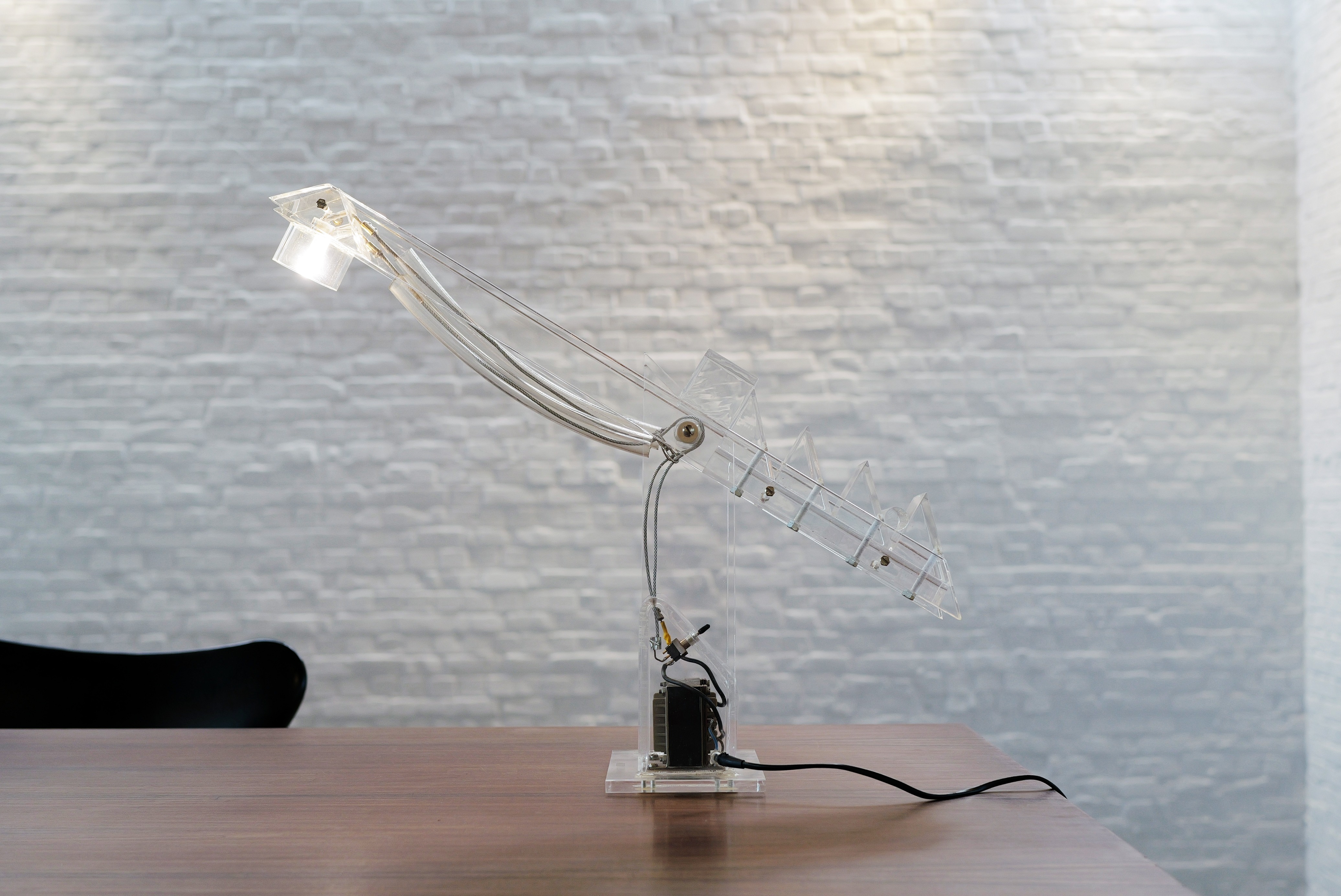 Prototype plexi tafellamp, 1990’s
