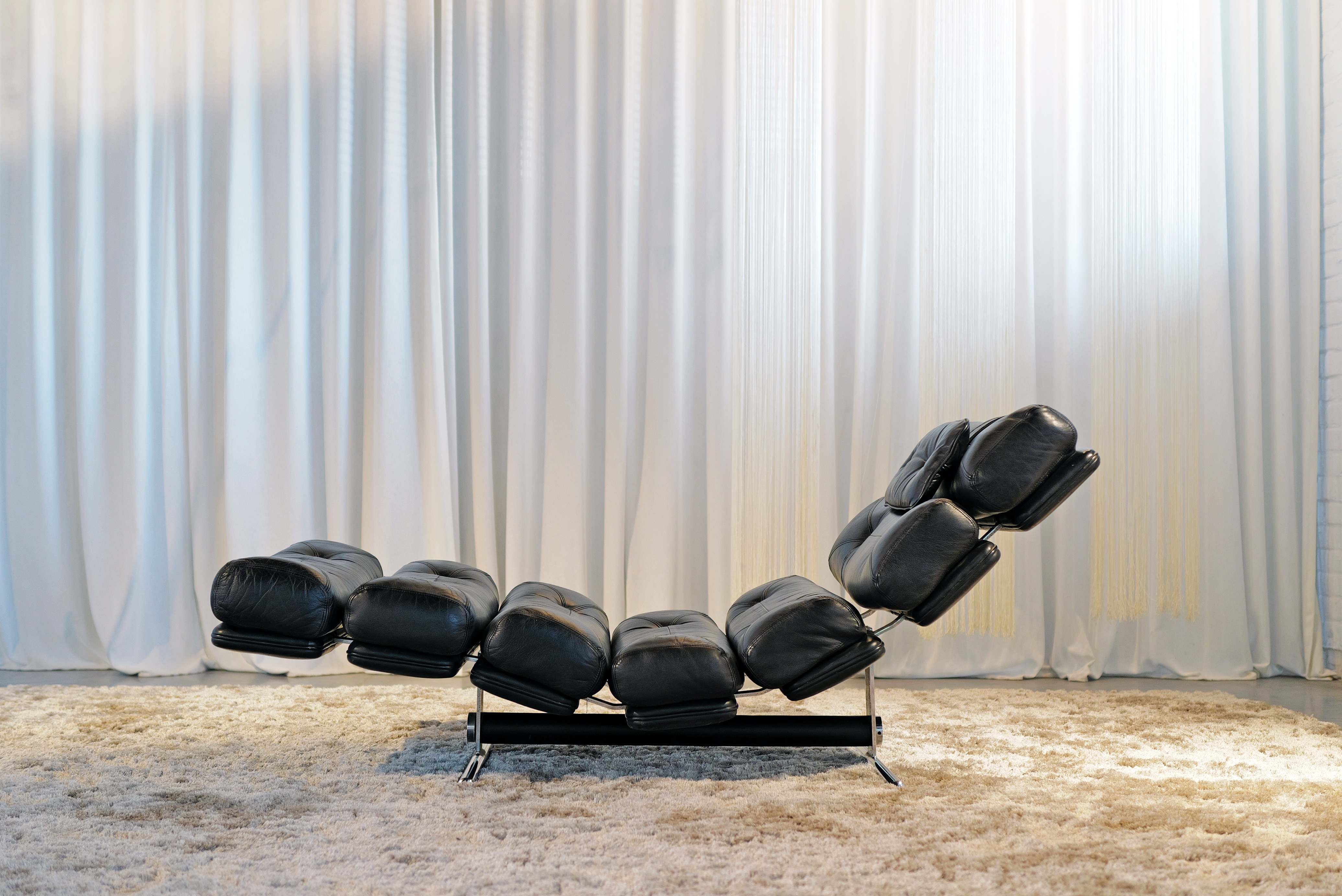 Ric Deforche Lord lounge chair voor Gervan, België, 1970s