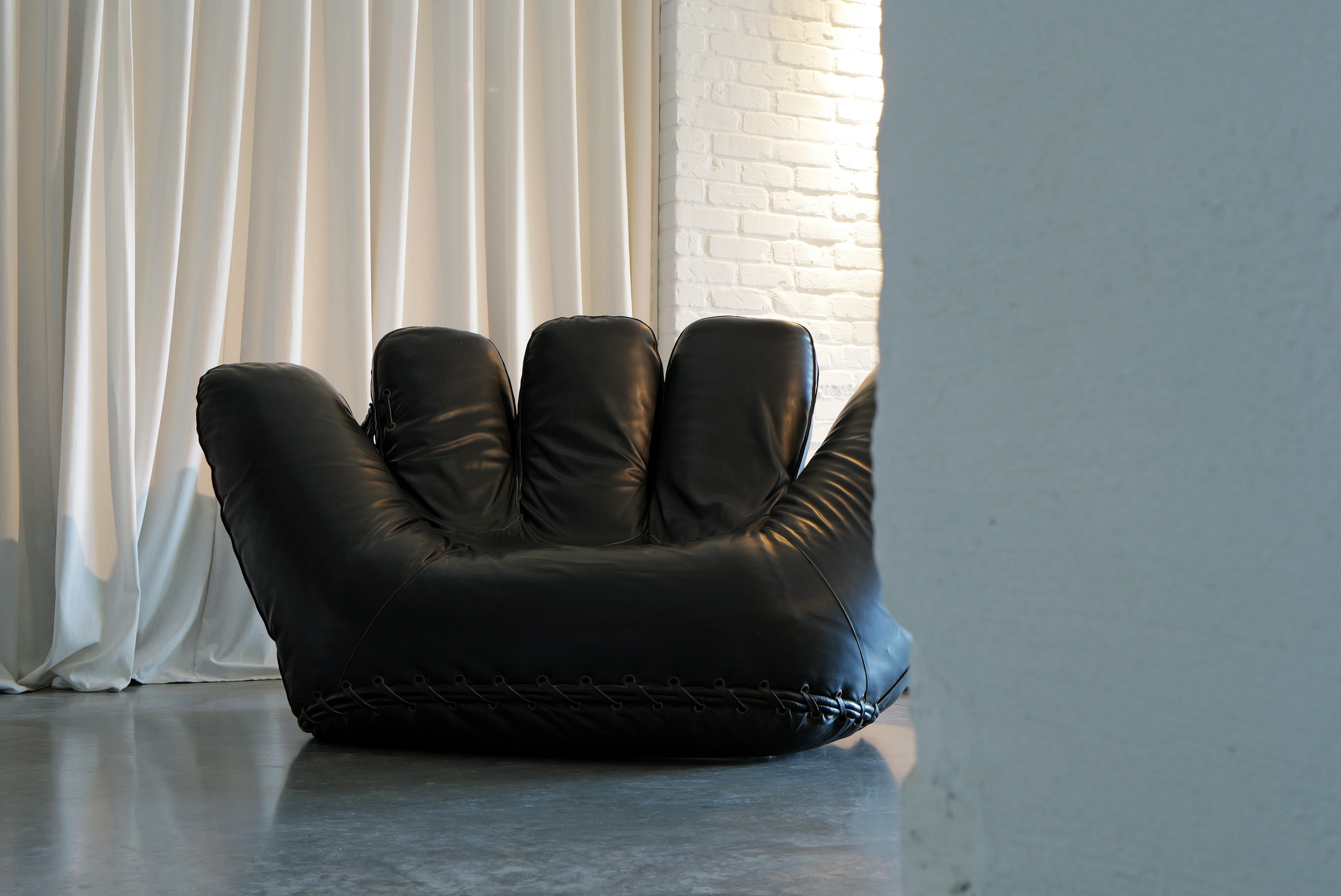 Vintage ‘Joe’ Chair van De Pas, D’Urbino en Lomazzi voor Poltronova, 1970