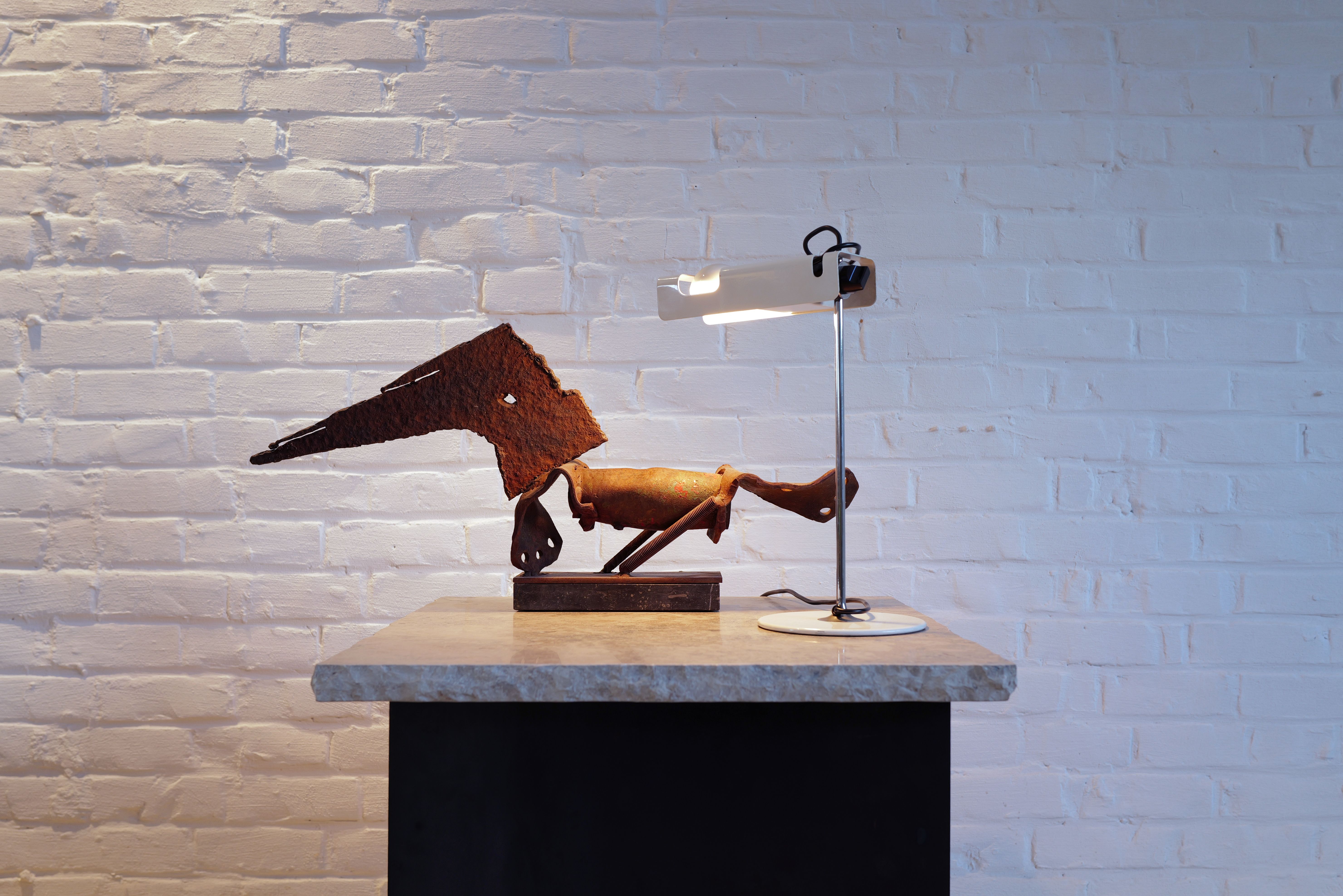 Brutalistisch Metalen Sculptuur, Jaren ’80