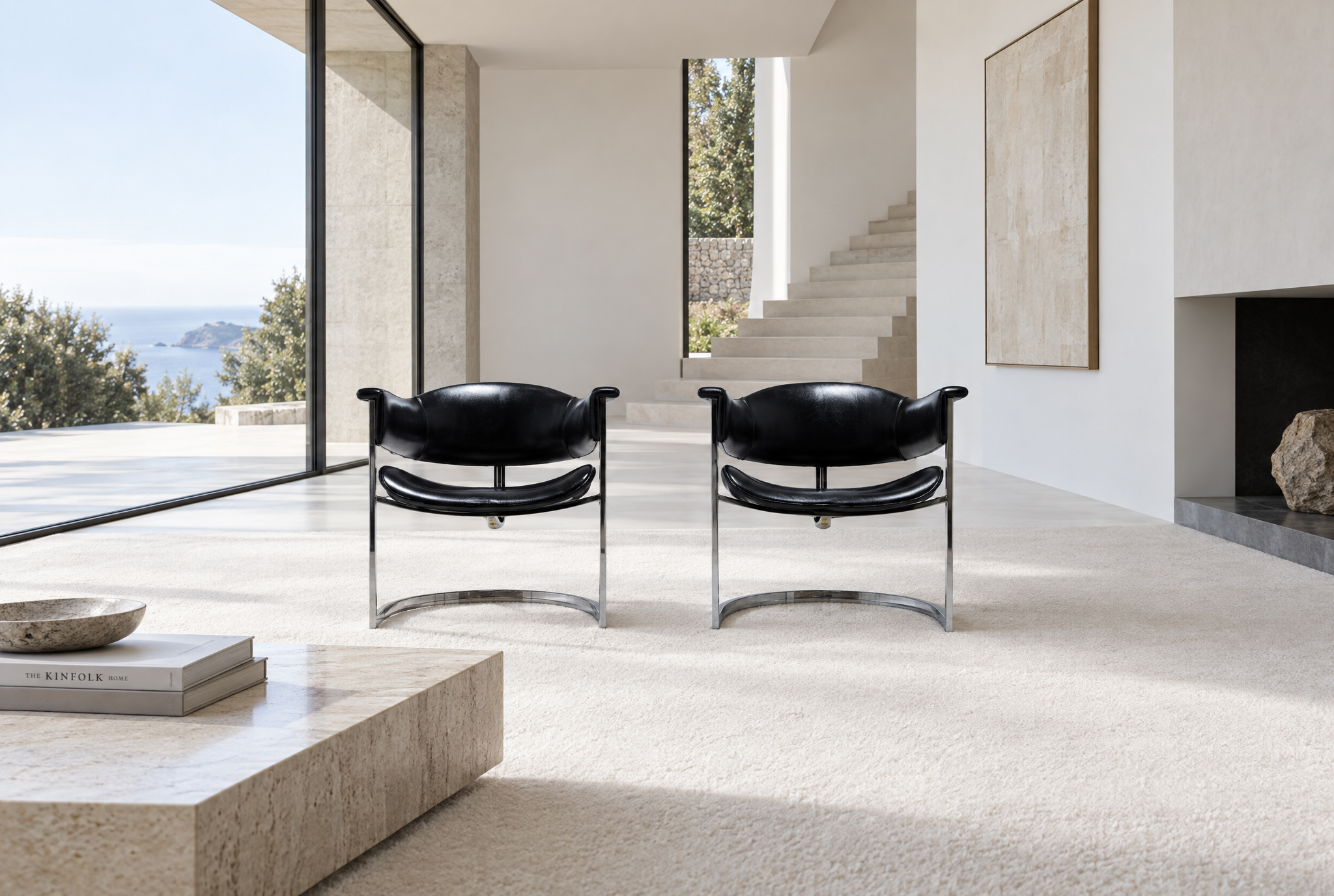 Set stoelen van Vittorio Introini voor Mario Sabot, 1970s