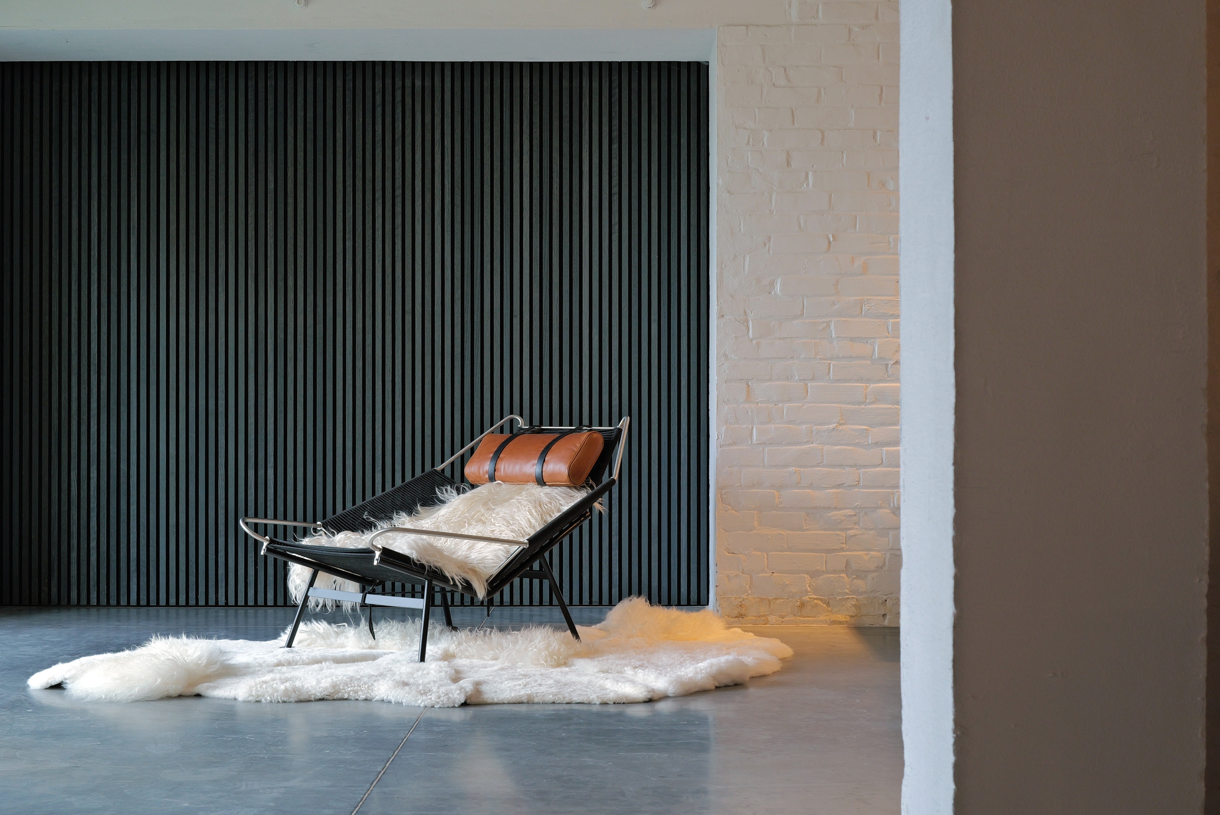 Flag Halyard Lounge Chair van Hans J. Wegner voor PP Møbler