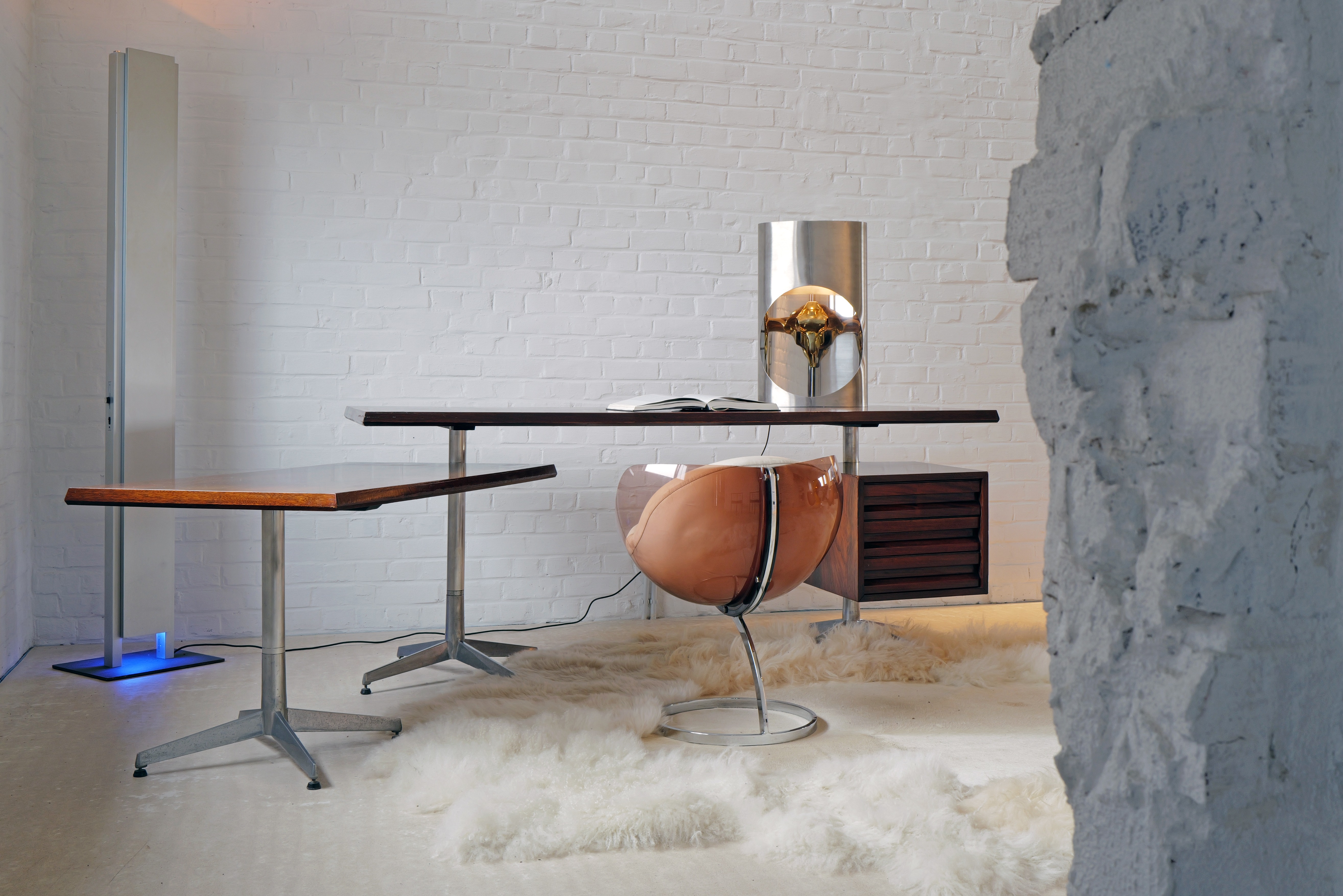 Executive desk by Osvaldo Borsani for Tecno Milan, 1956