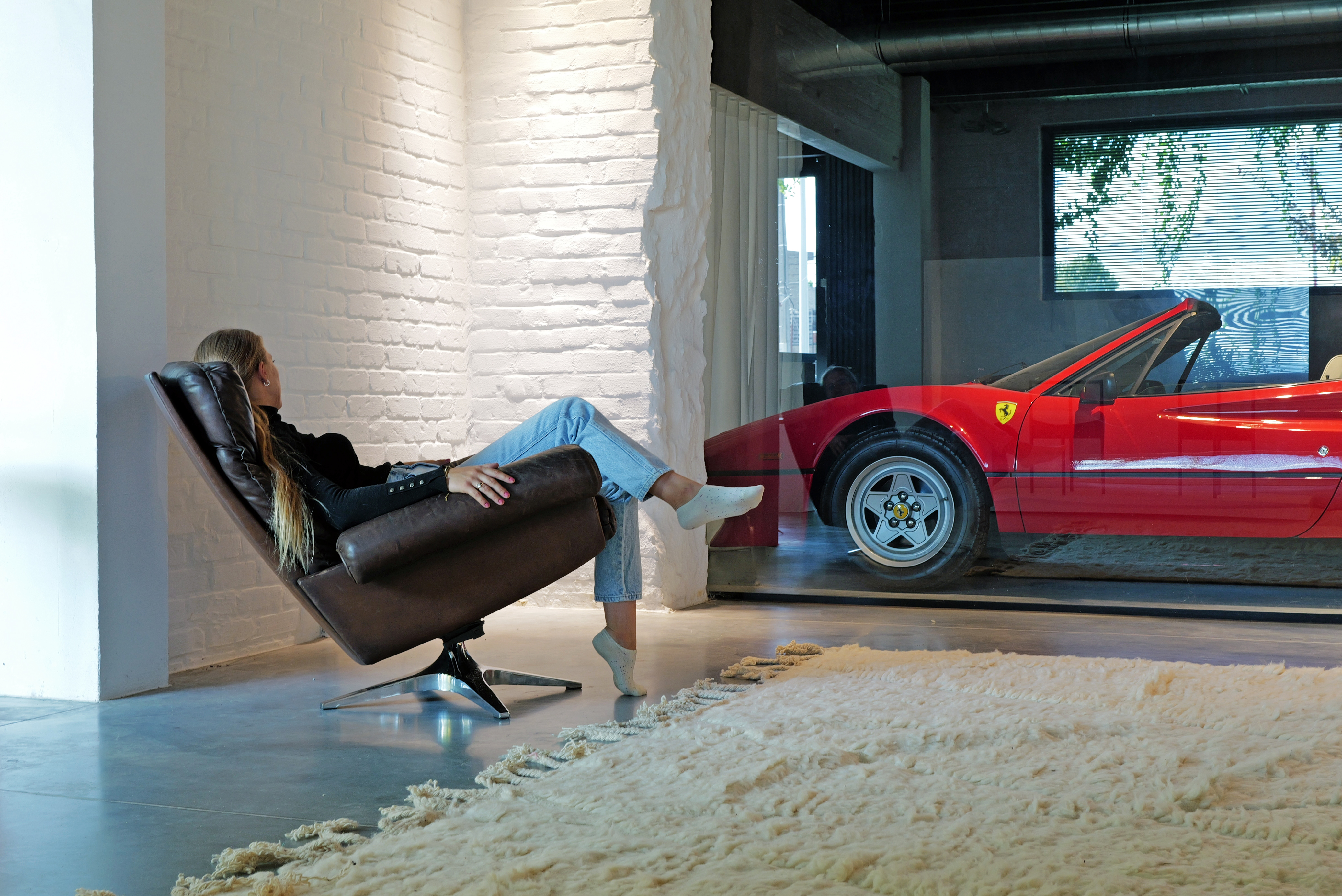 Fauteuil pivotant De Sede DS 31, années 1970