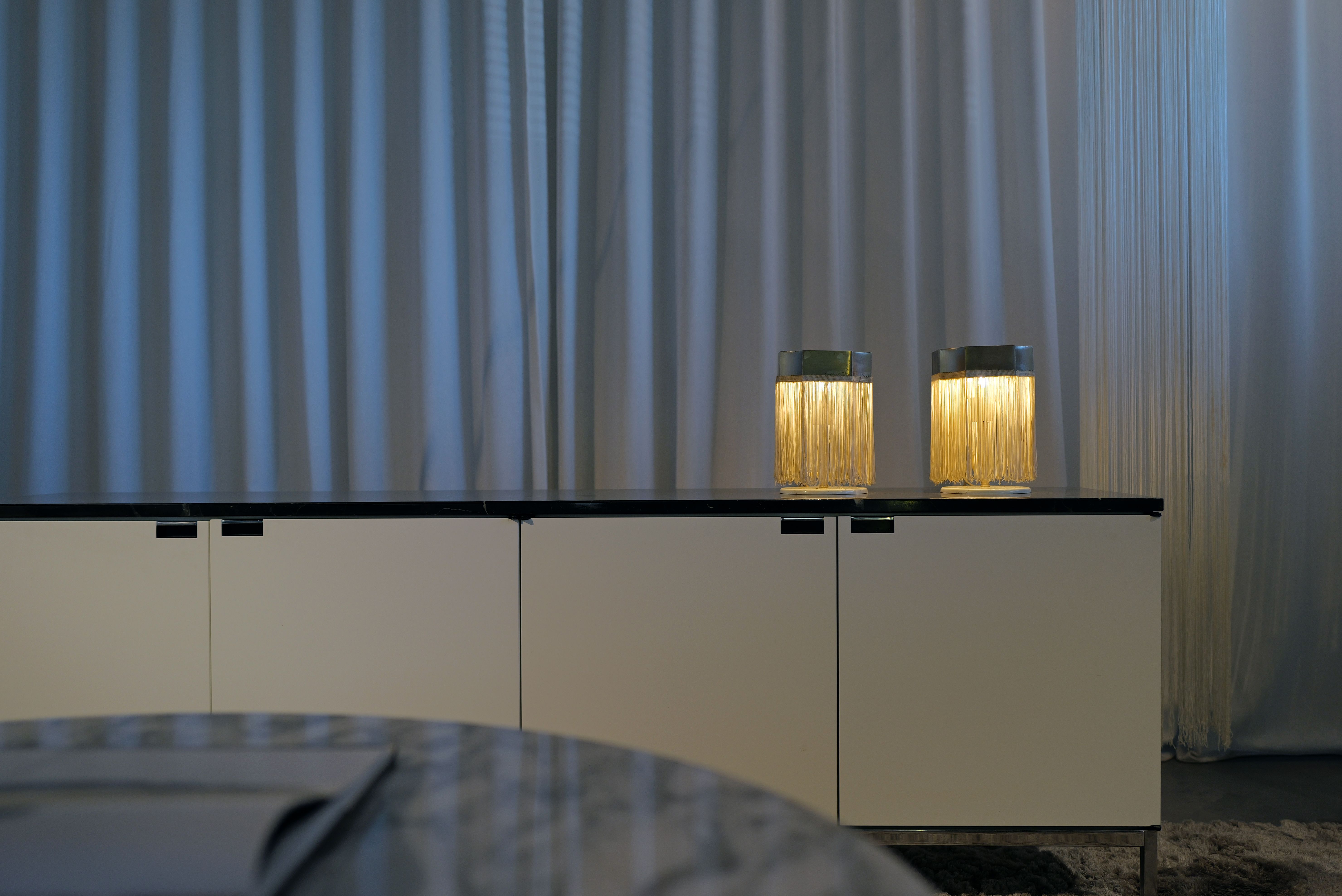 Fringe tafellampen, 1960’s