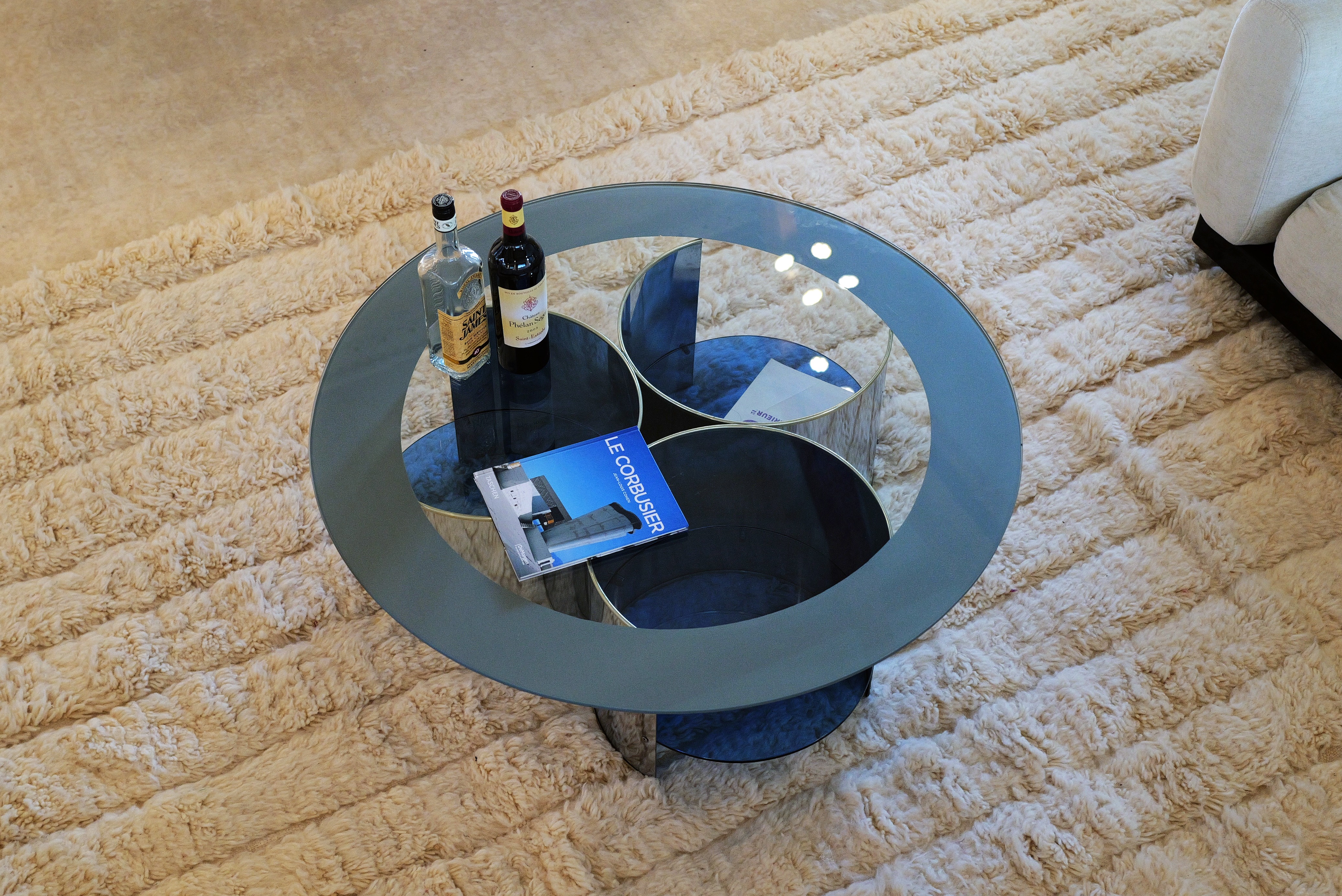 T20 Fascia Specchiata coffee table van Luigi Caccia Dominioni, 1970's