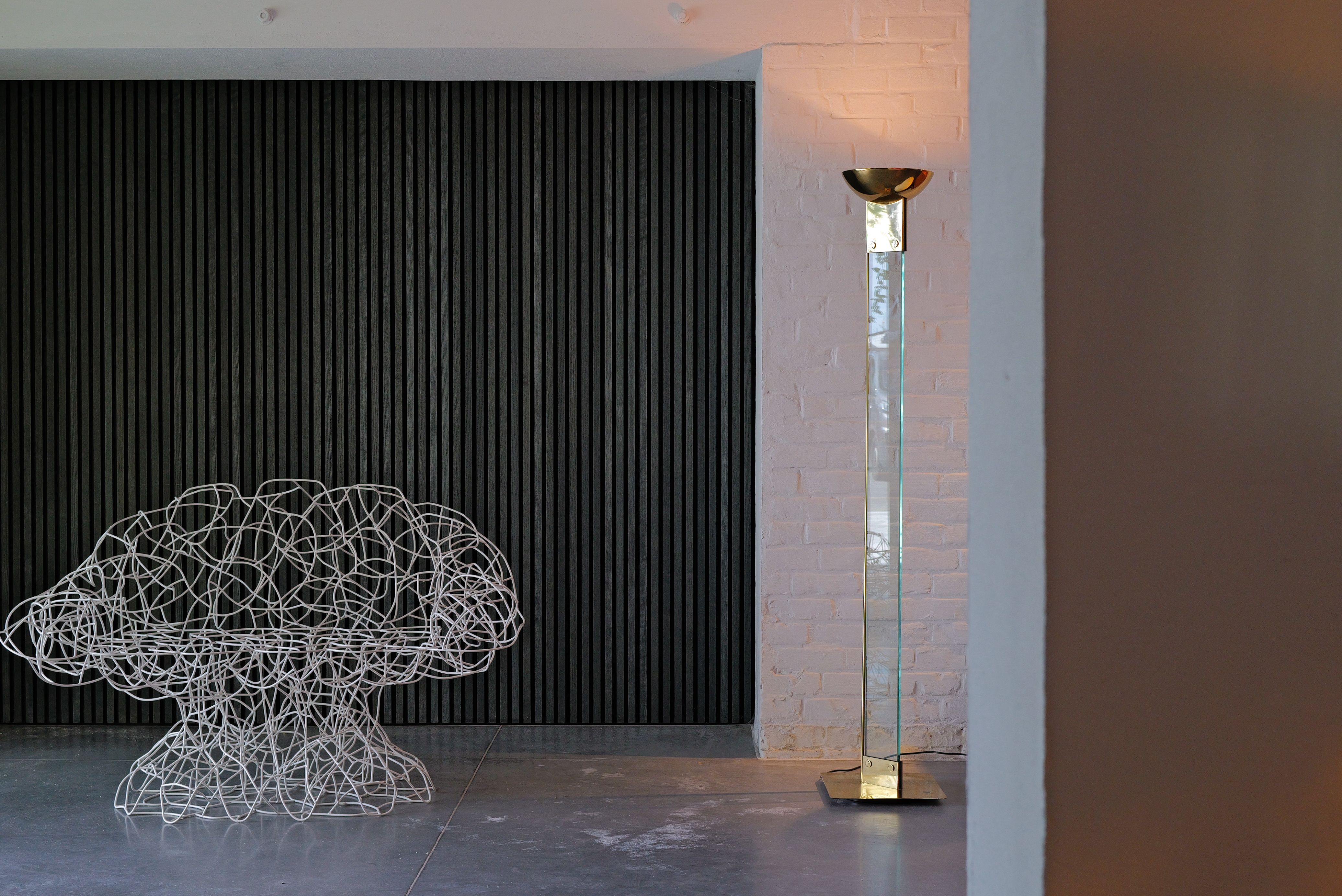 Ensemble de lampadaires « Laser » de Max Baguara pour Lamperti, années 1970