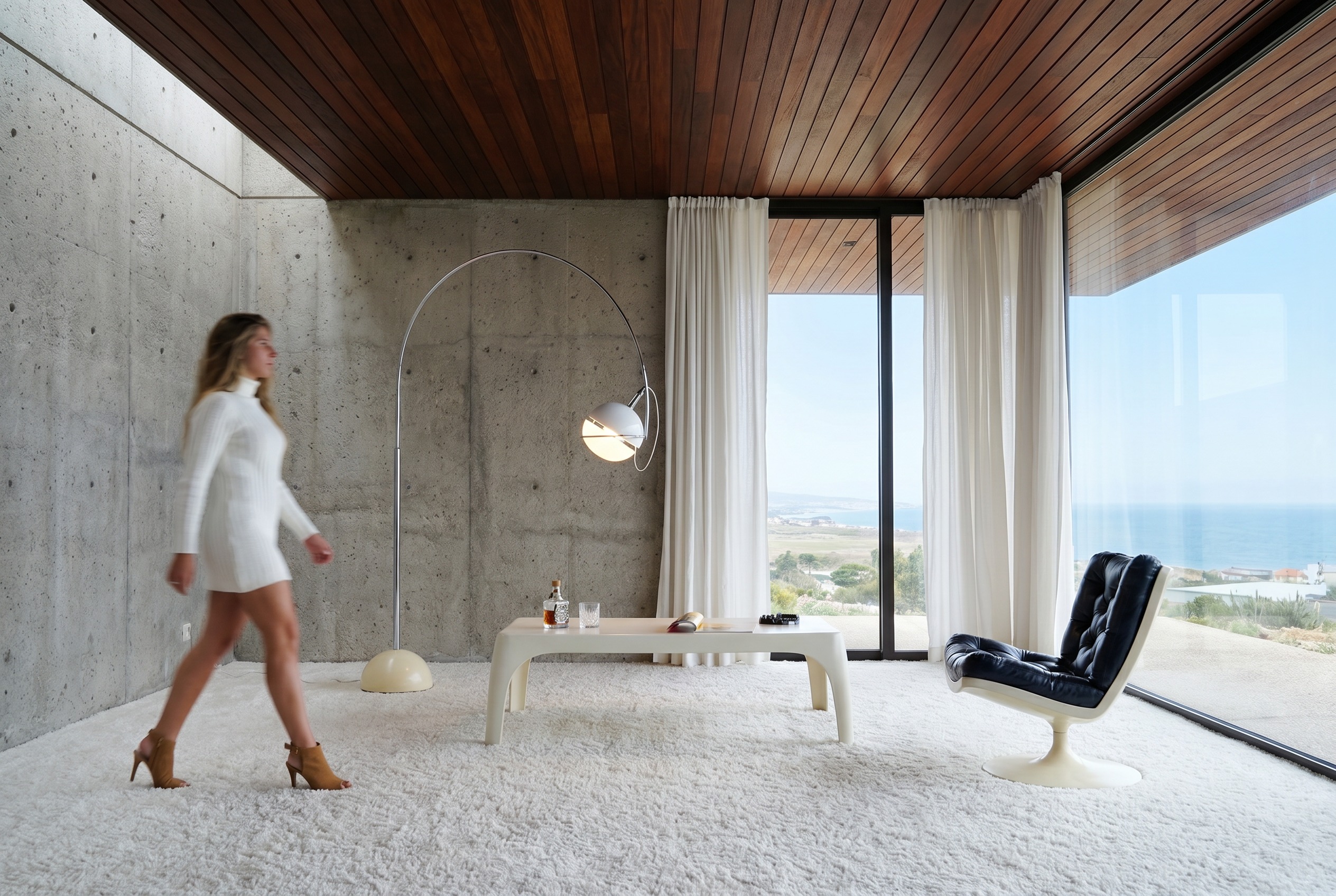 Polyester salontafel, 1970's