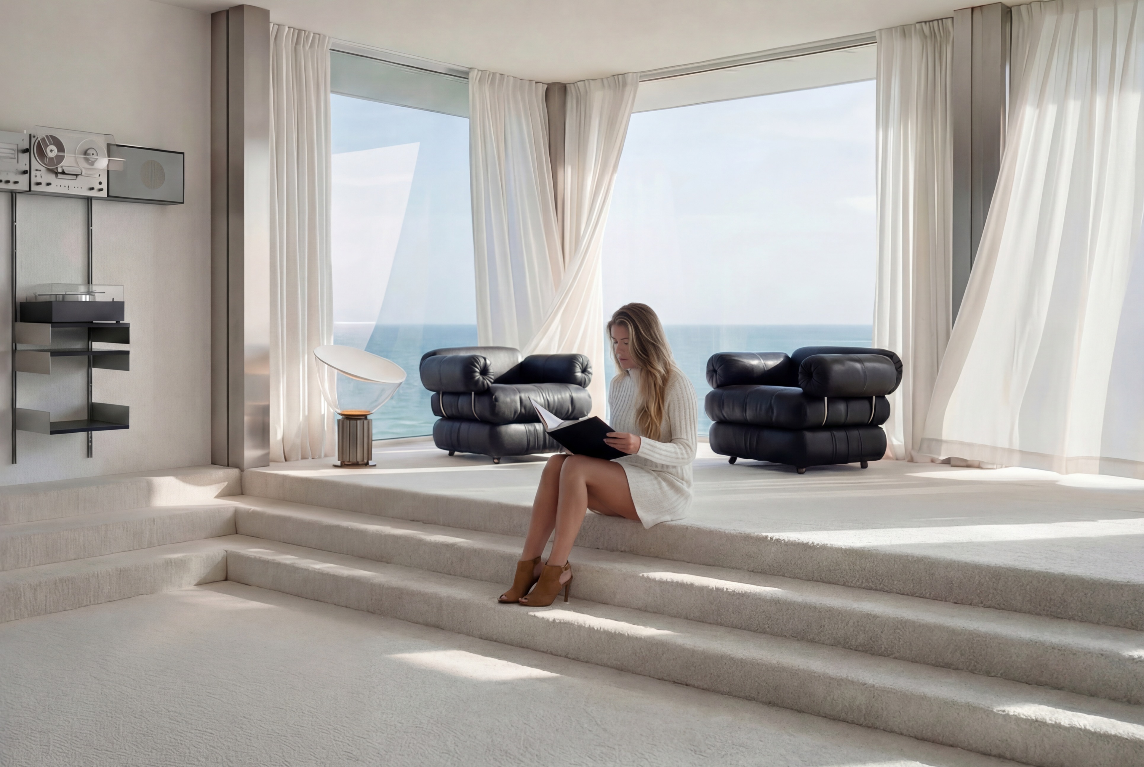 Giovannetti “Bauhaus” club chairs, 1960s