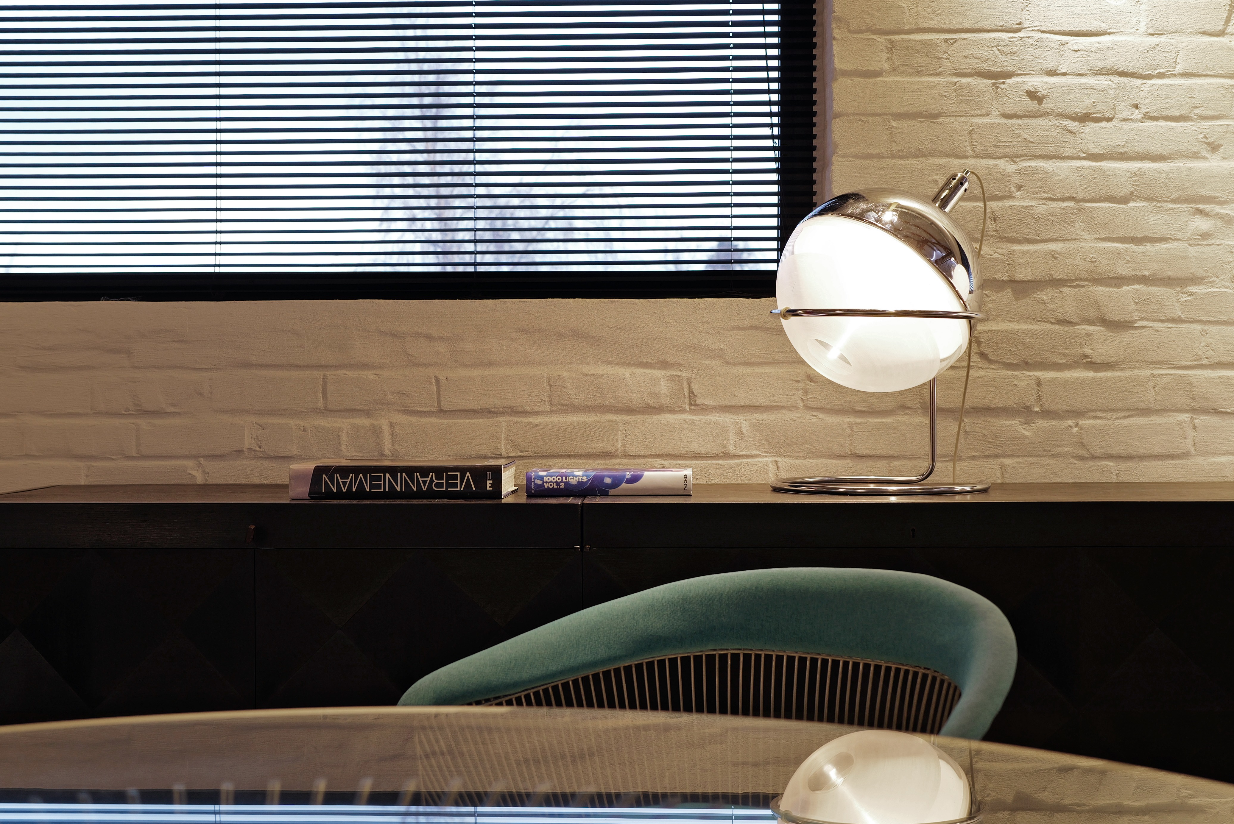 Focus Table Lamp by Fabio Lenci for Guzzini, 1970s – Special Chrome Edition