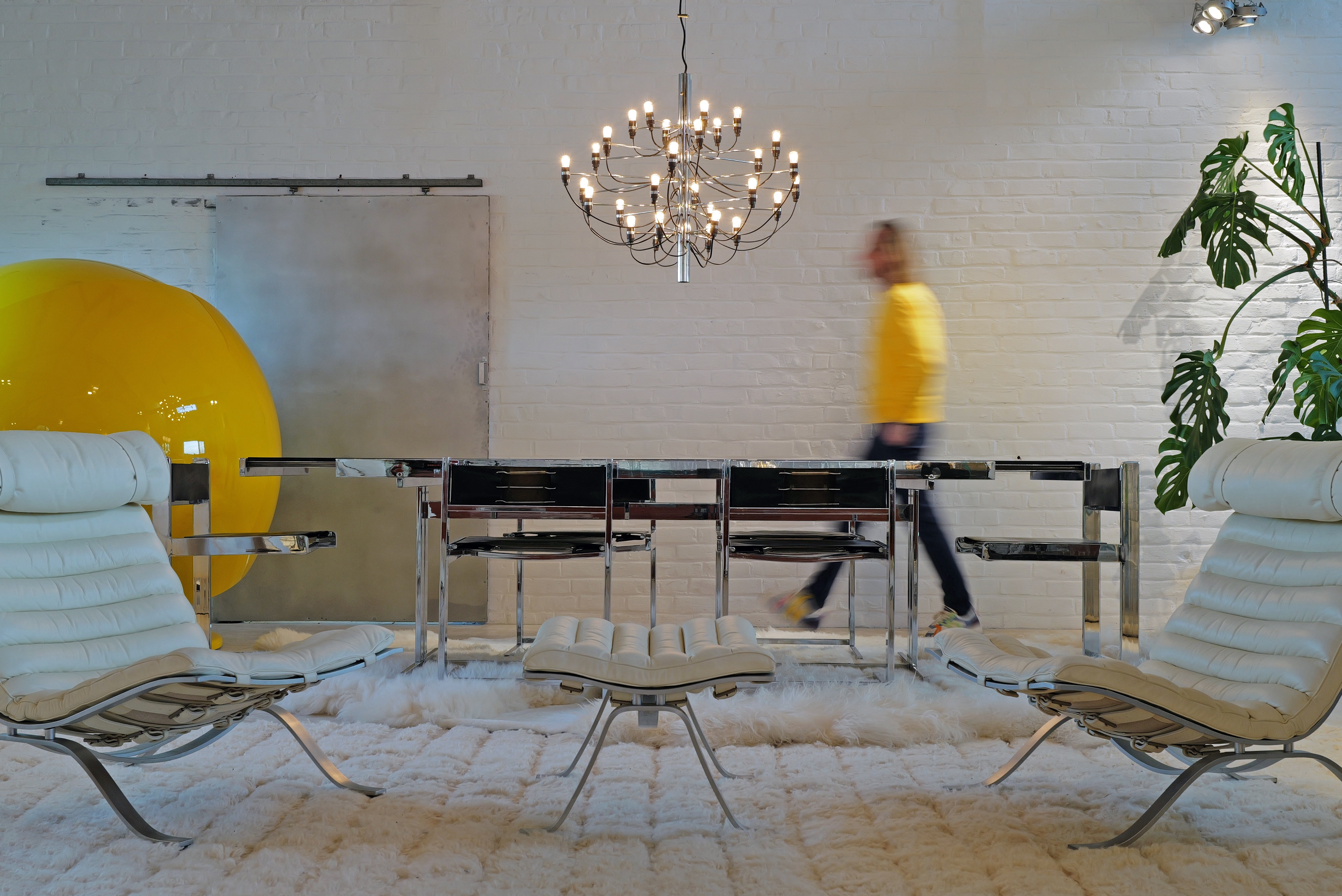 Originele Sarfatti luchter door Gino Sarfatti voor Arteluce, 1958