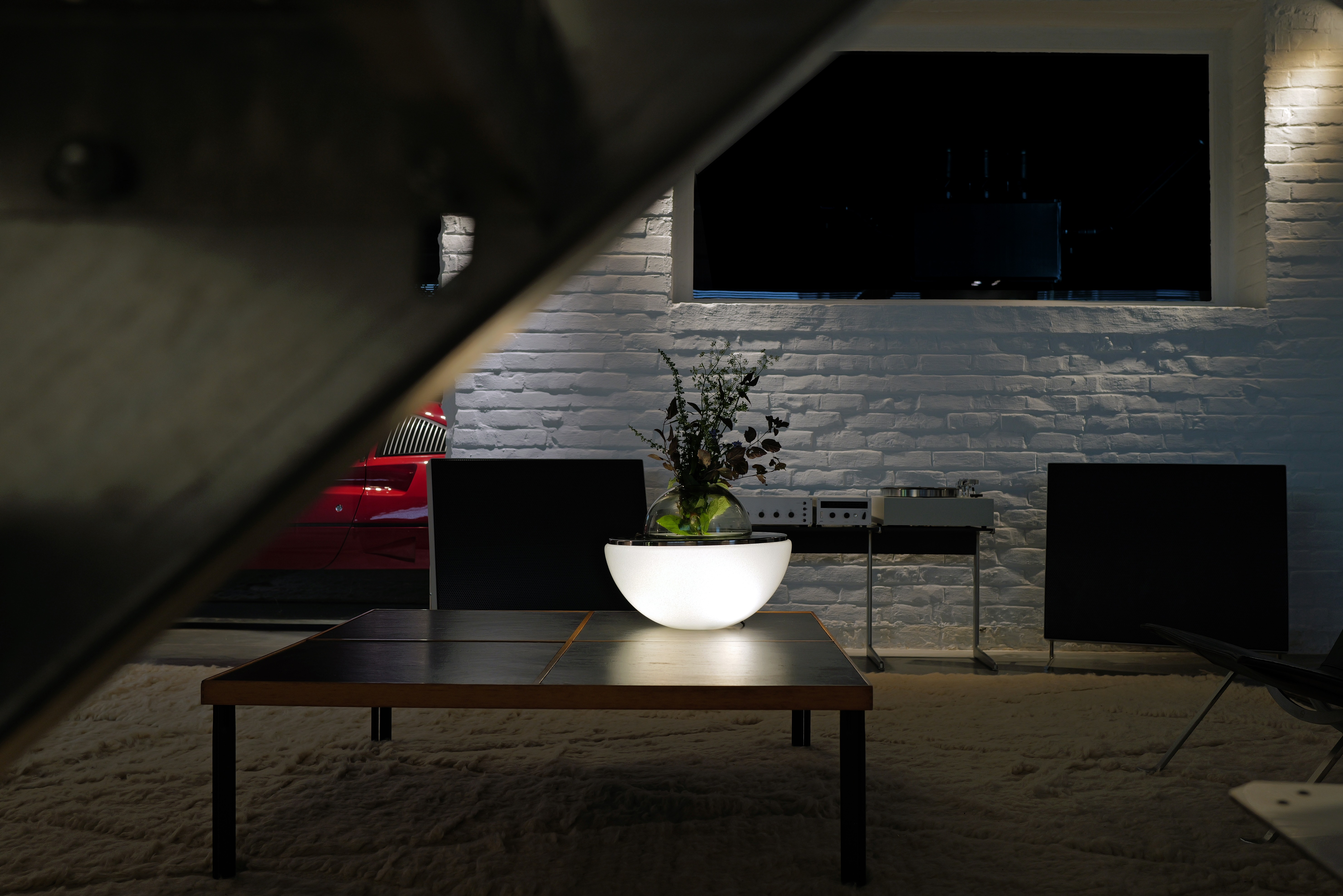 LT327 Tafel lamp van Carlo Nason voor Mazzega, Italy, 1970s