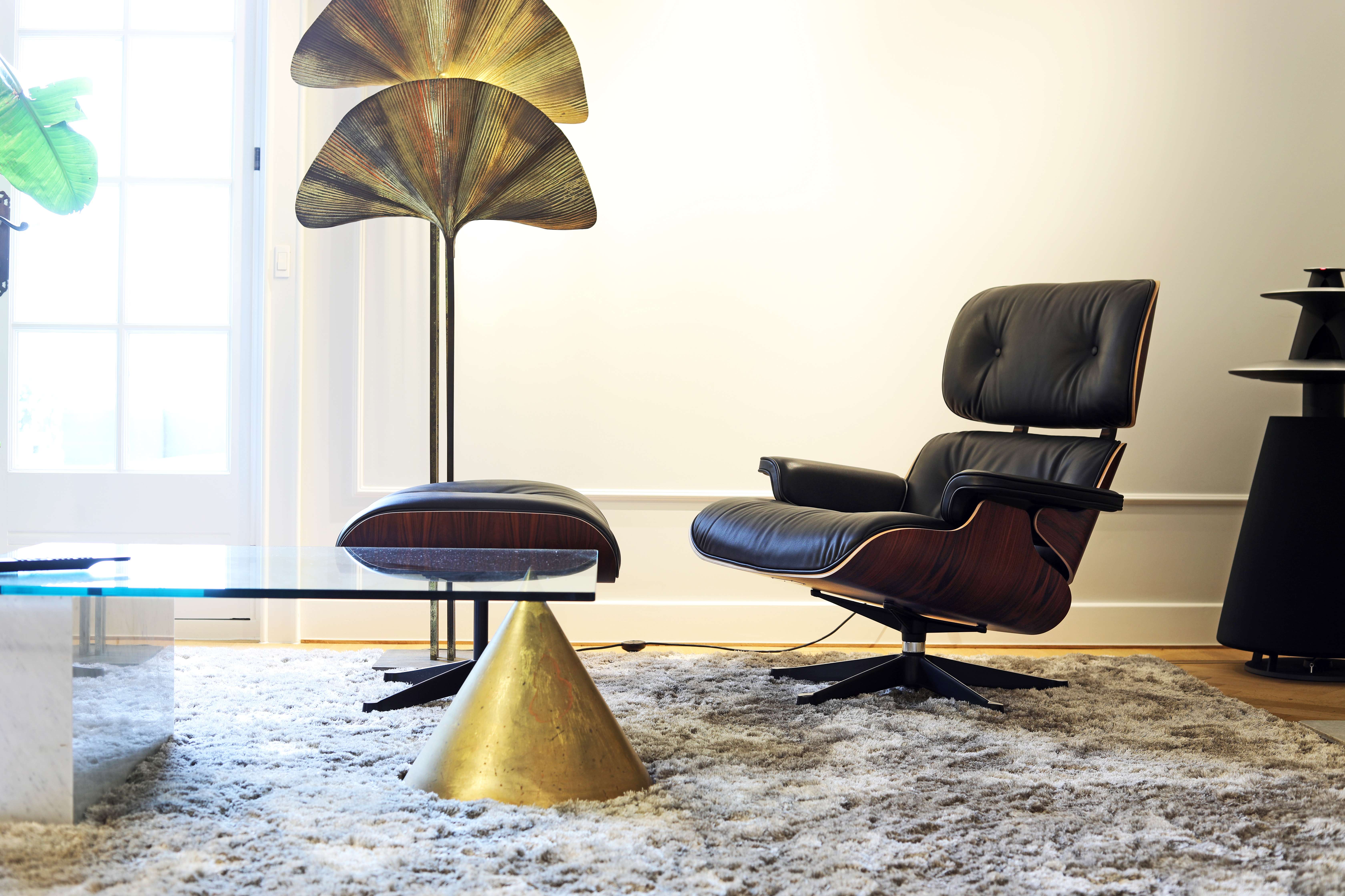 Eames lounge chair & ottoman Vitra, Xl editie