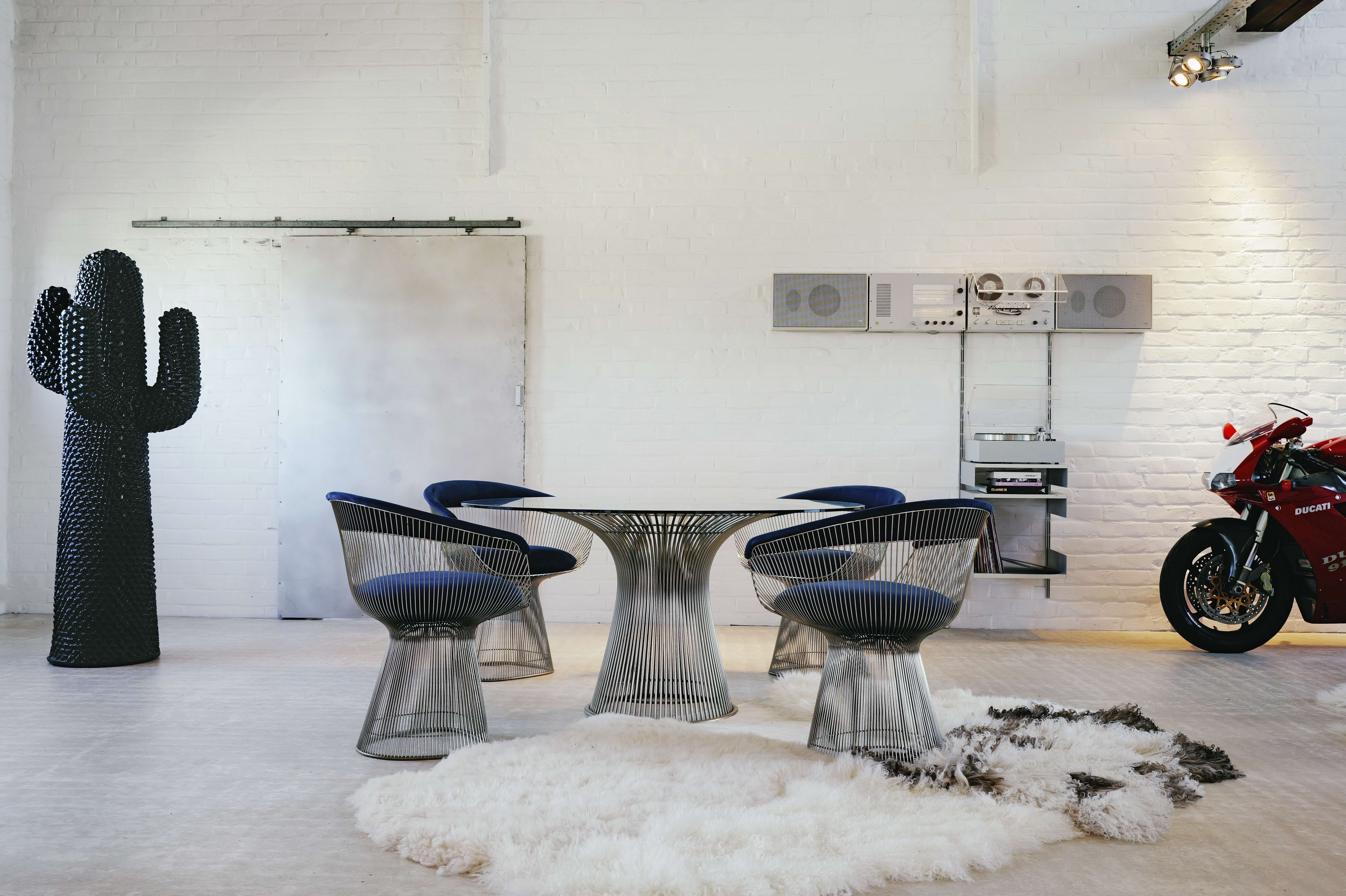 Dining set van Warren Platner for Knoll,1960's