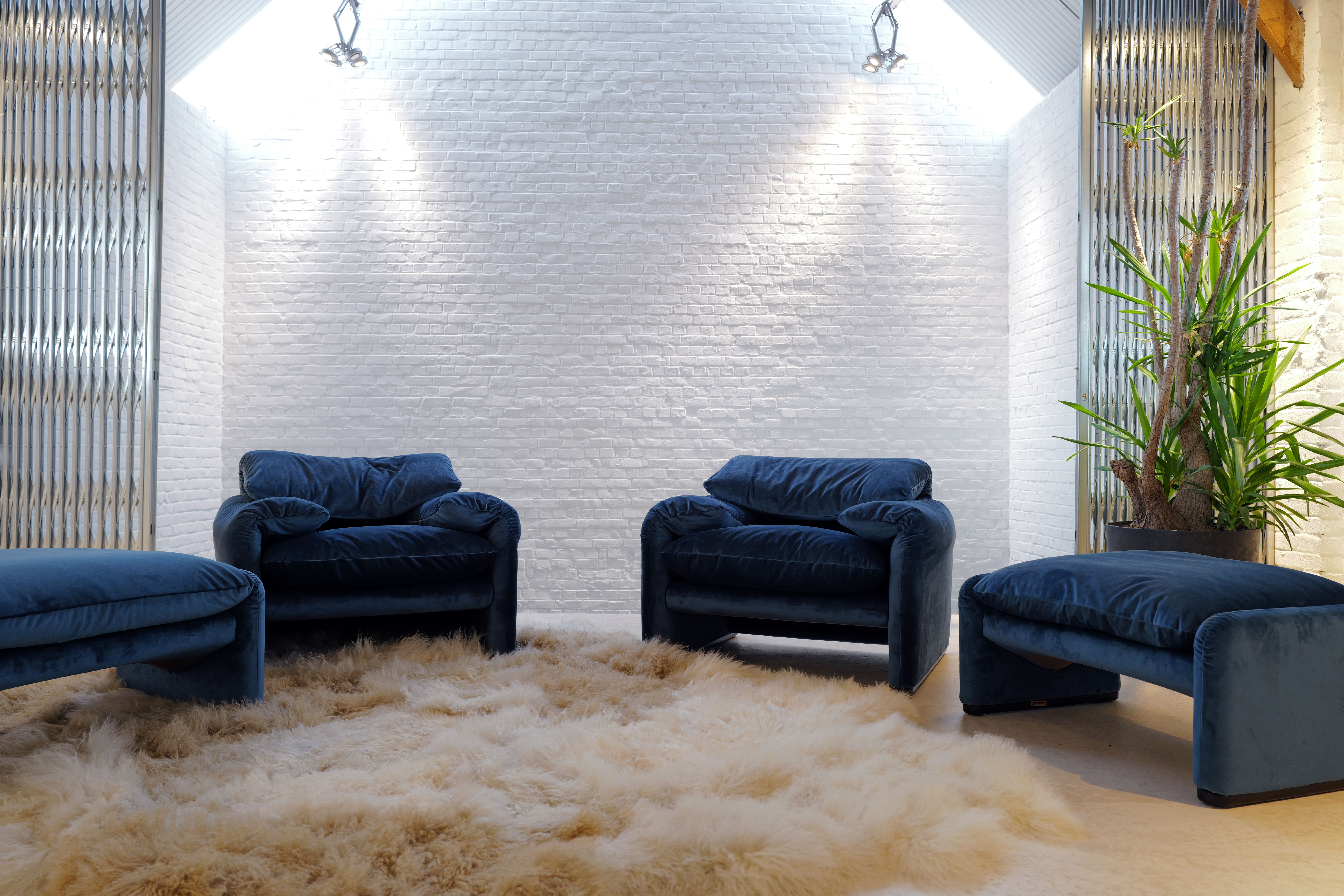 Maralunga clubs door Vico Magistretti voor Cassina